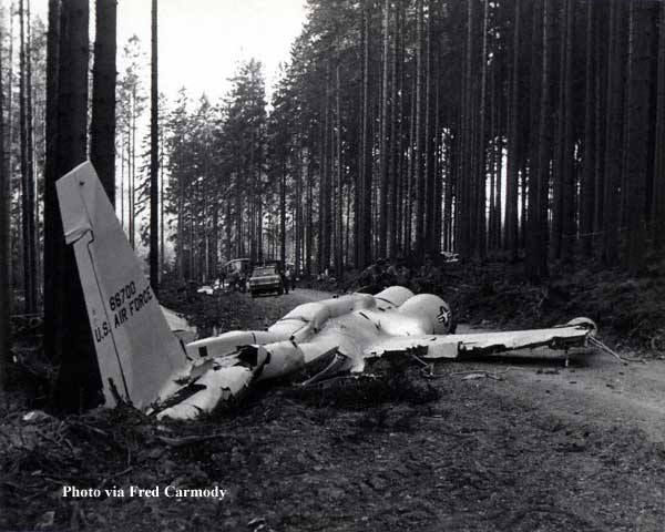 6700 crahed in German forest
