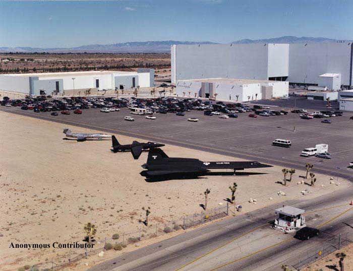 6721 w/F-104 & SR-71 @ Skunk Works Palmdale, CA